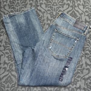 LUCKY BRAND men’s relaxed fit size W36 L30 denim blue jeans 2 way stretch nwt